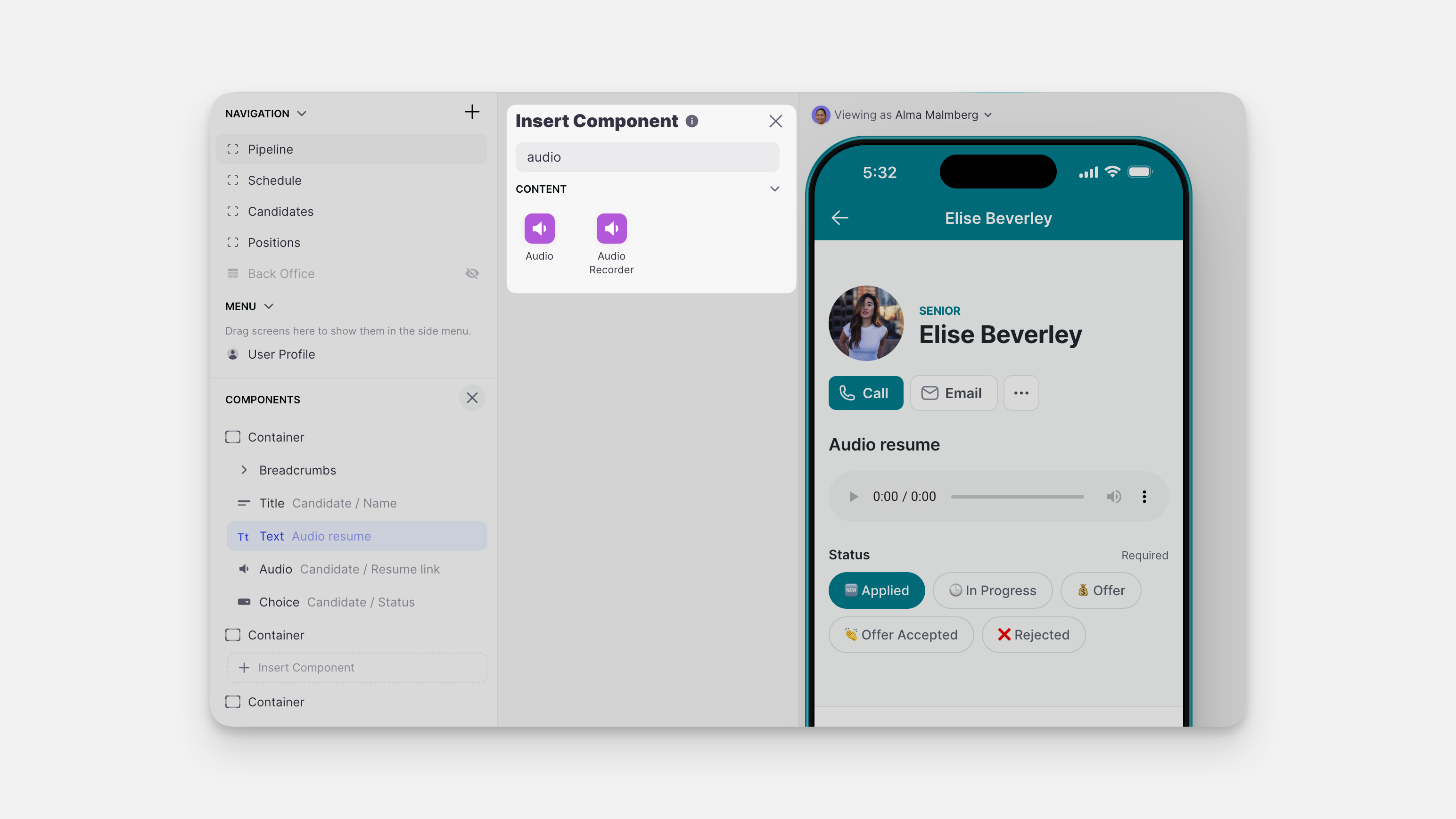 Locating the Audio Components